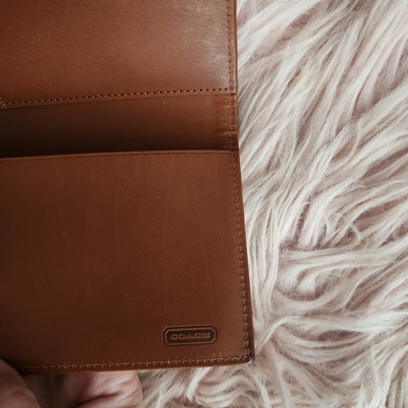 Coach Vintage Water Buffalo Leather Flap Snap Wallet Trifold - Picture 8 of 16